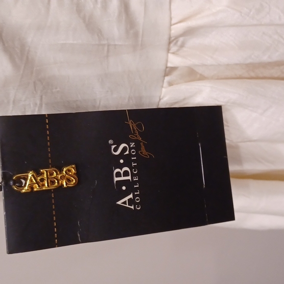 ABS Allen Schwartz Collection Ivory Cocktail Dress NEW- Sz. 8 - Picture 9 of 16